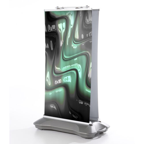Nautilus Double Sided Outdoor Banner Stand