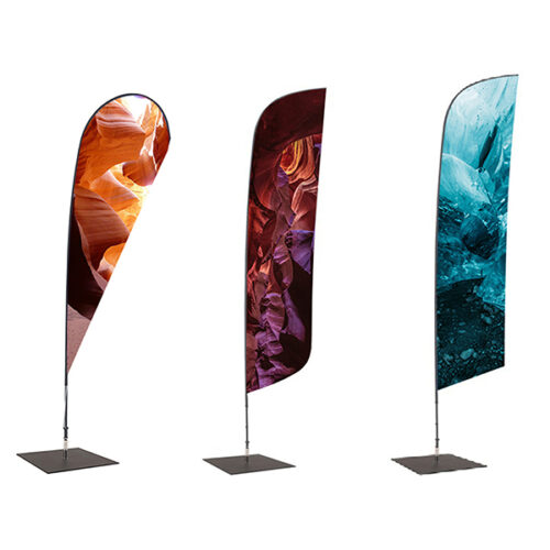 Aluminium Flag Pole Kit - TEARDROP/BLADE/FEATHER Shape