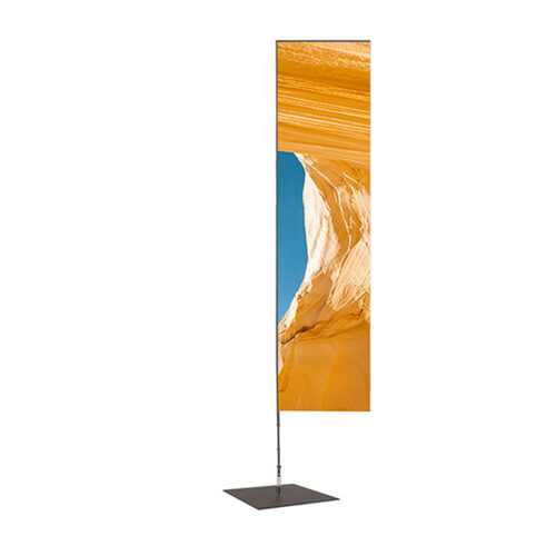 Aluminium Flag Pole Kit - WING/BLOCK Shape