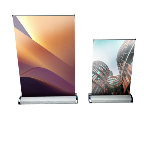 Desk Top A3 and A4 Pull Up banners