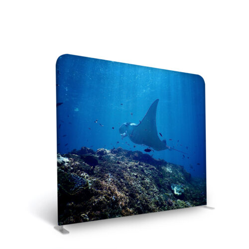 Straight Fabric Tension Media Wall Frames